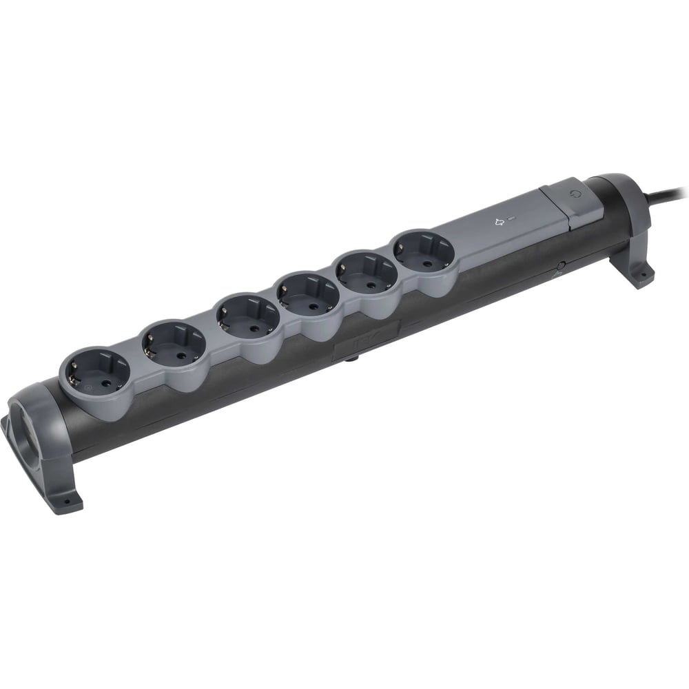 Фильтр сетевой IEK COMFORT СФ-06К 16А 1,5м 3х1,5мм2 черный 694612