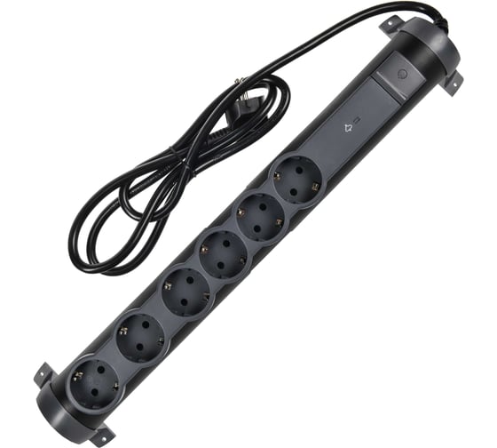 Изображение товара Фильтр сетевой IEK COMFORT СФ-06К 16А 1,5м 3х1,5мм2 черный 694612
