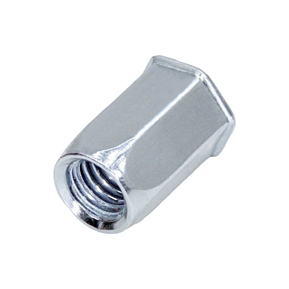 Изображение товара Заклепка-гайка Stalmax шестигранная LZH-R М6х16 (1,0-3,5) с уменьшенным бортиком (арт. 10490) оцинкованная сталь (уп. 500 шт) 10490-023