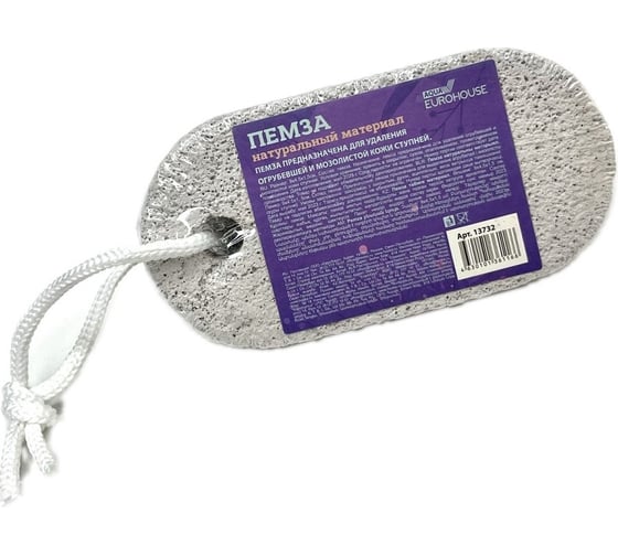 Изображение товара Пемза EUROHOUSE белая, 10х4.5х2 см 13732