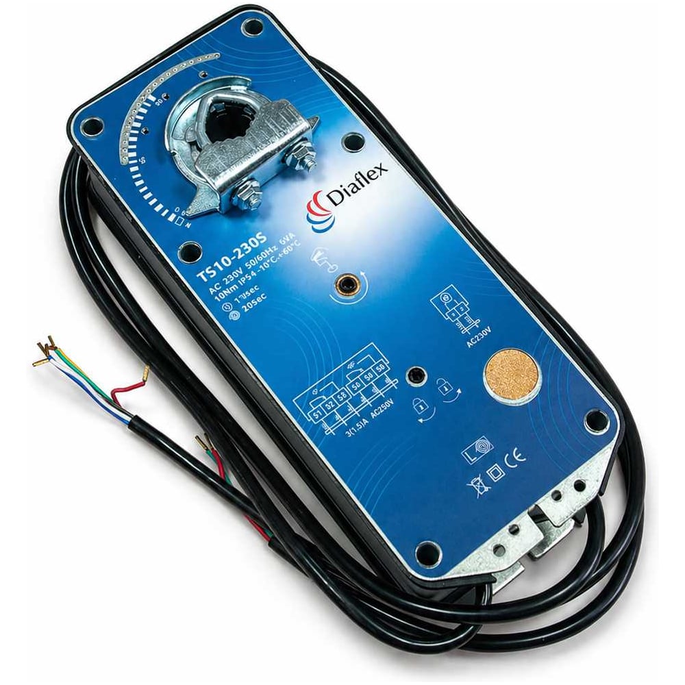 Электропривод Diaflex TS10-230S (10Нм, 230В, 2/3поз) 2хSPDT с возвр. пружиной УФ-01021709