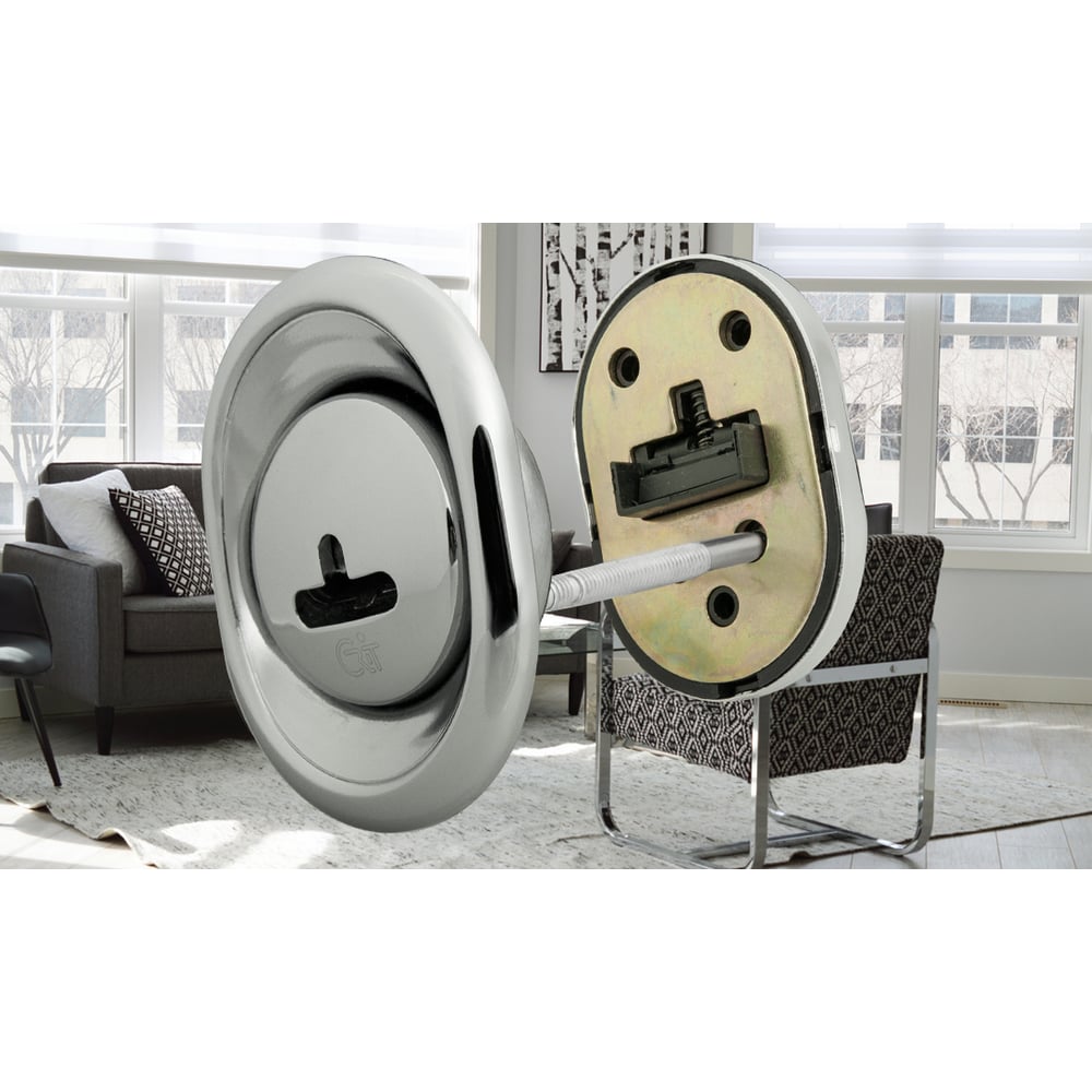 Изображение товара Броненакладка CRIT цвет хром Бн-36-Хп 05031