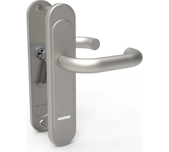 Изображение товара Противопожарная ручка на планке CRIT квадрат 8x8 мм, цвет хром шлифованный P93-5858-Y/Хш 05567