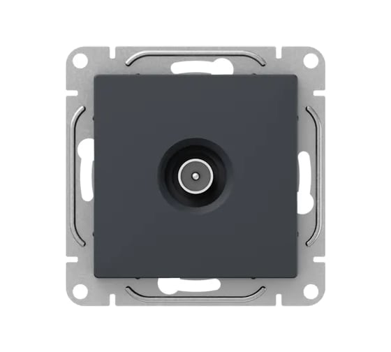 Изображение товара Механизм розетки EKF Эпика TV, проходная, графит UP1-SOG-TV-2
