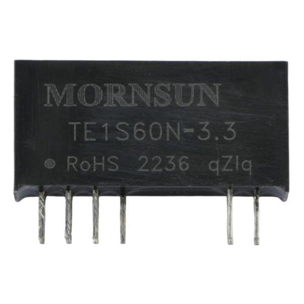 Преобразователь сигналов MORNSUN TE1S60N-3.3 на печатную плату, гальваническая развязка для защиты электроники, повышает помехоустойчивость линии передачи 3204390
