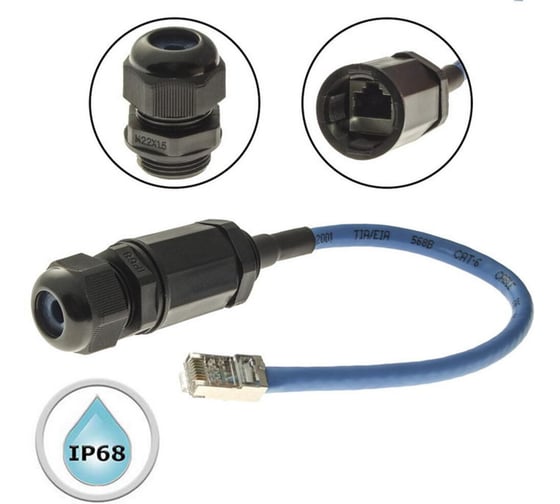 Изображение товара Разъем RUICHI RJ45M20L25-6B 107862