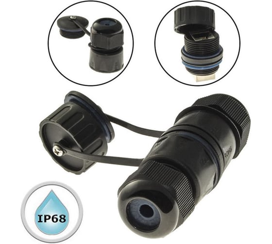 Изображение товара Разъем RUICHI RJ45M25Z2-6BG2 107878