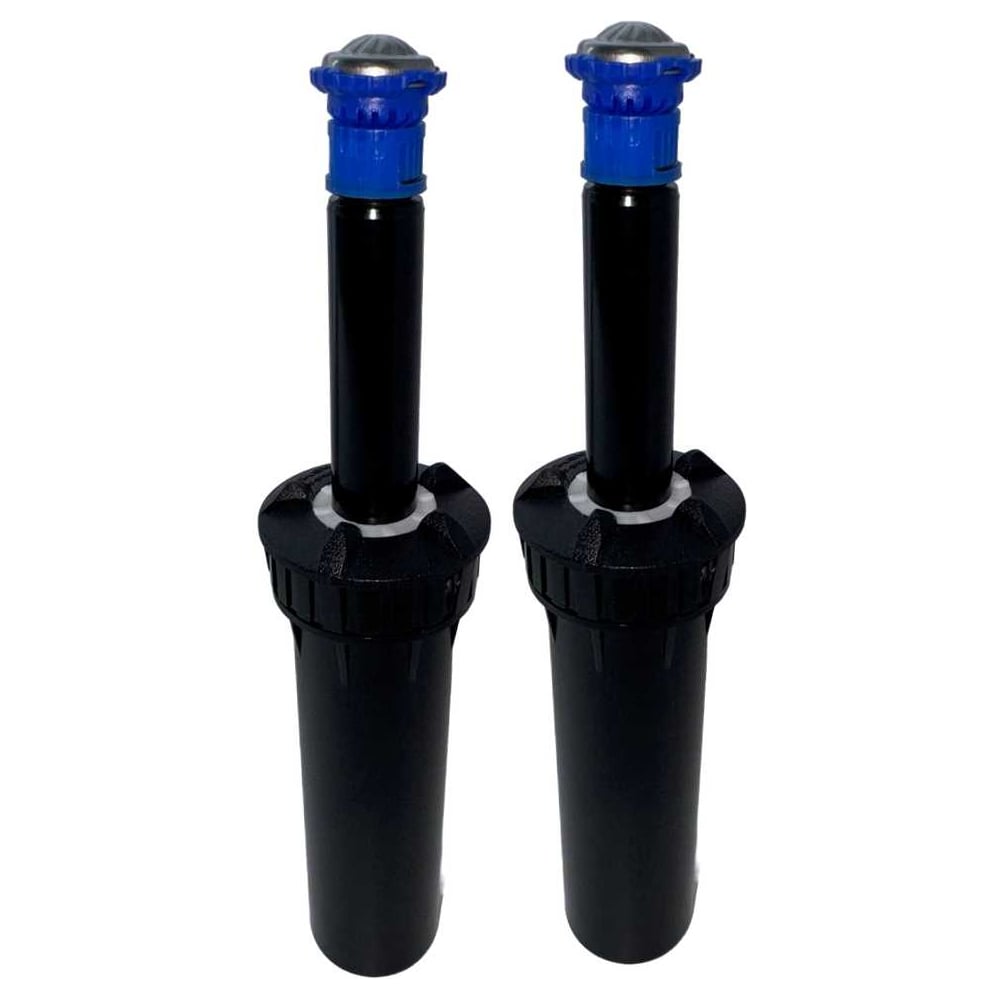 Изображение товара Дождеватель выдвижной для полива газона RAINMATIC PRO SPRAY GUARD 4 SA28F, комплект 2штуки (высота 10см, в комплекте с многоструйным ротатором, радиус до 9м, сектор 360) 2 шт х RM PRO SPRAY GUARD 4 SA28F