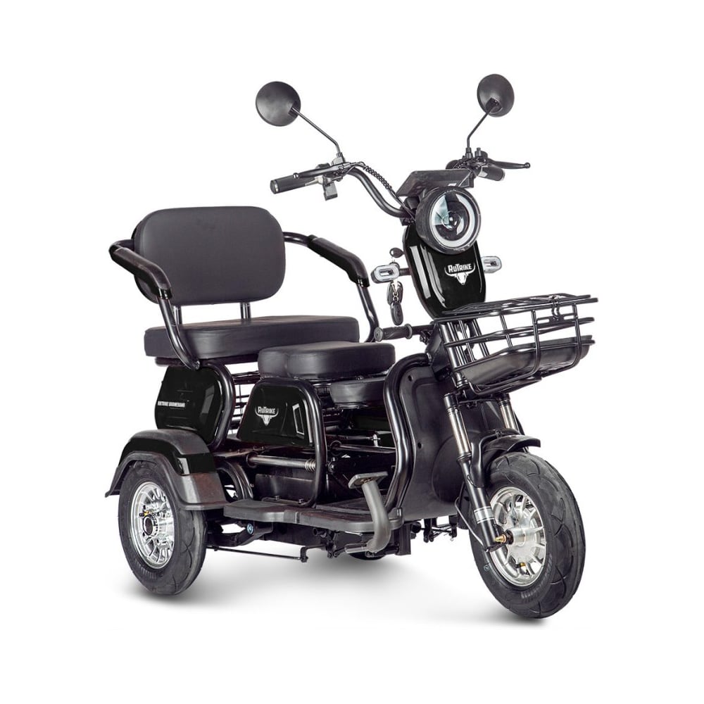 Изображение товара Электротрицикл Rutrike Бумеранг 48-60V600W20A/H Черный-3338 026899-3338