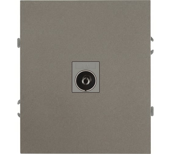 Изображение товара Розетка ЭРА Arktik 16-3101-07 TV одиночная титан Б0070470
