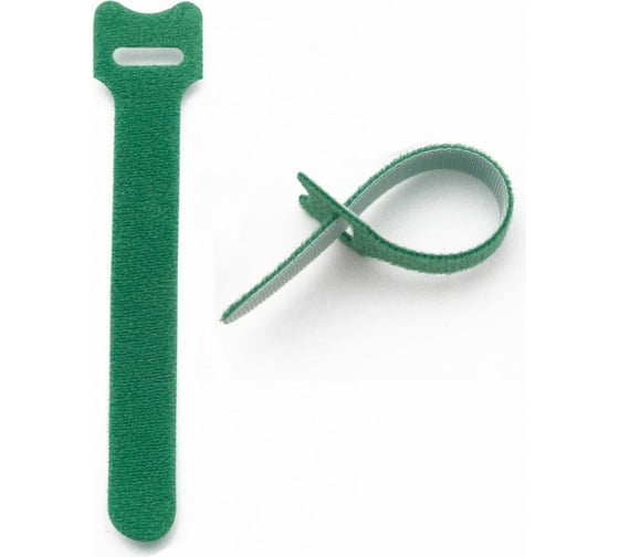 Изображение товара Хомут-липучка для кабеля Retic 150 мм, зеленый, 10 шт. WASN-150-GN-10