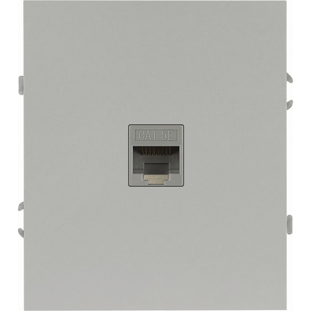 Изображение товара Розетка ЭРА Arktik 16-3107-03 информационная RJ45 алюминий Б0070476