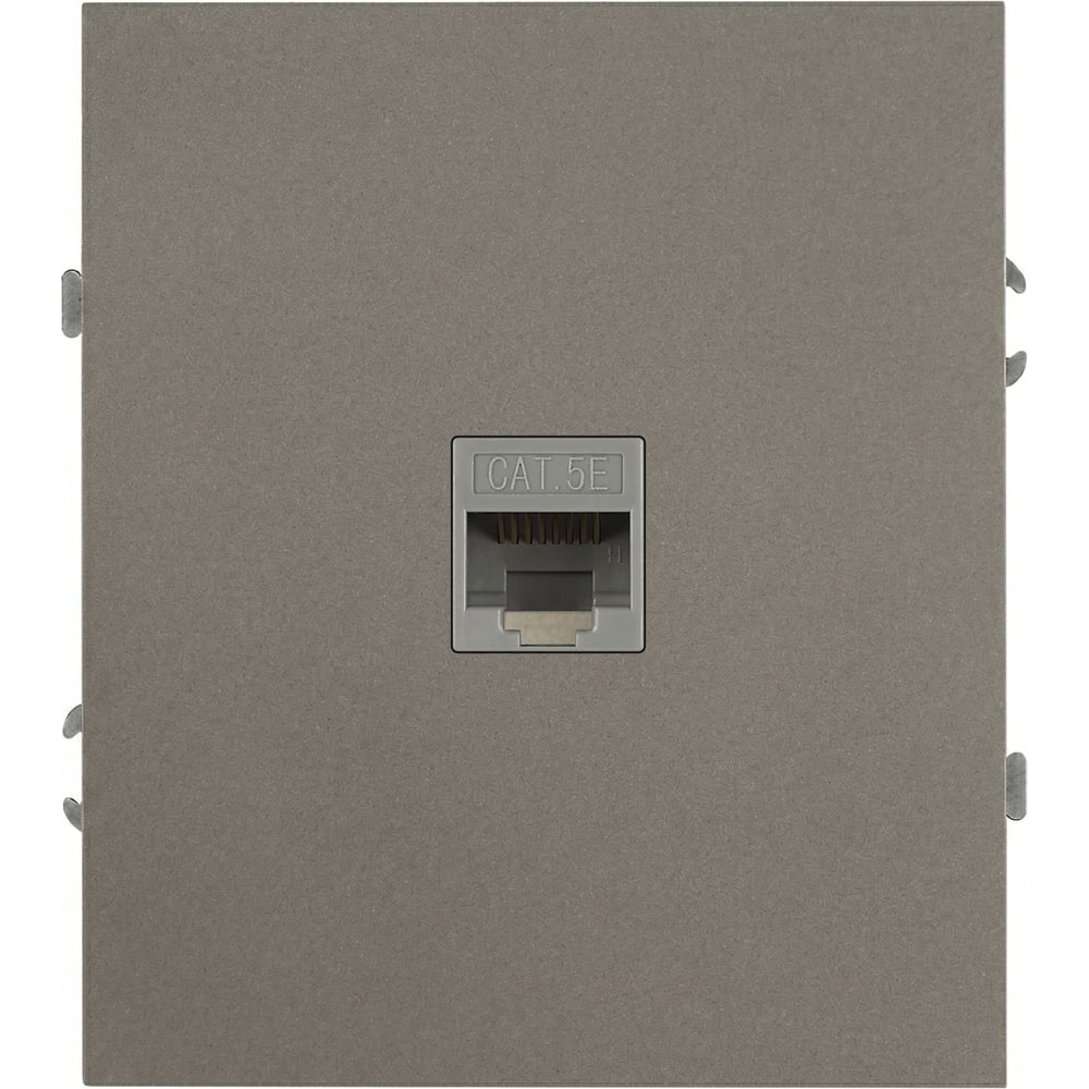 Изображение товара Розетка компьютерная ЭРА Arktik RJ45 титан IP20 встроенная
