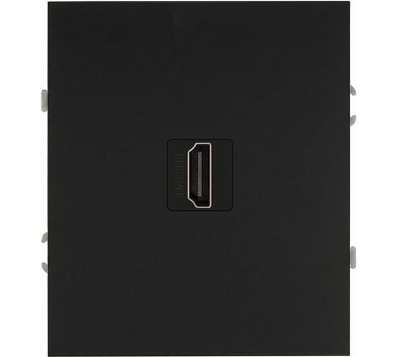 Изображение товара Розетка ЭРА Arktik 16-3114-05 HDMI антрацит Б0070508