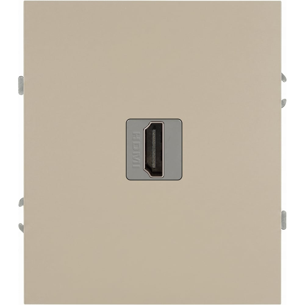 Изображение товара Розетка HDMI ЭРА Arktik 16-3114-04 шампань, встроенная, для высококачественной передачи сигнала