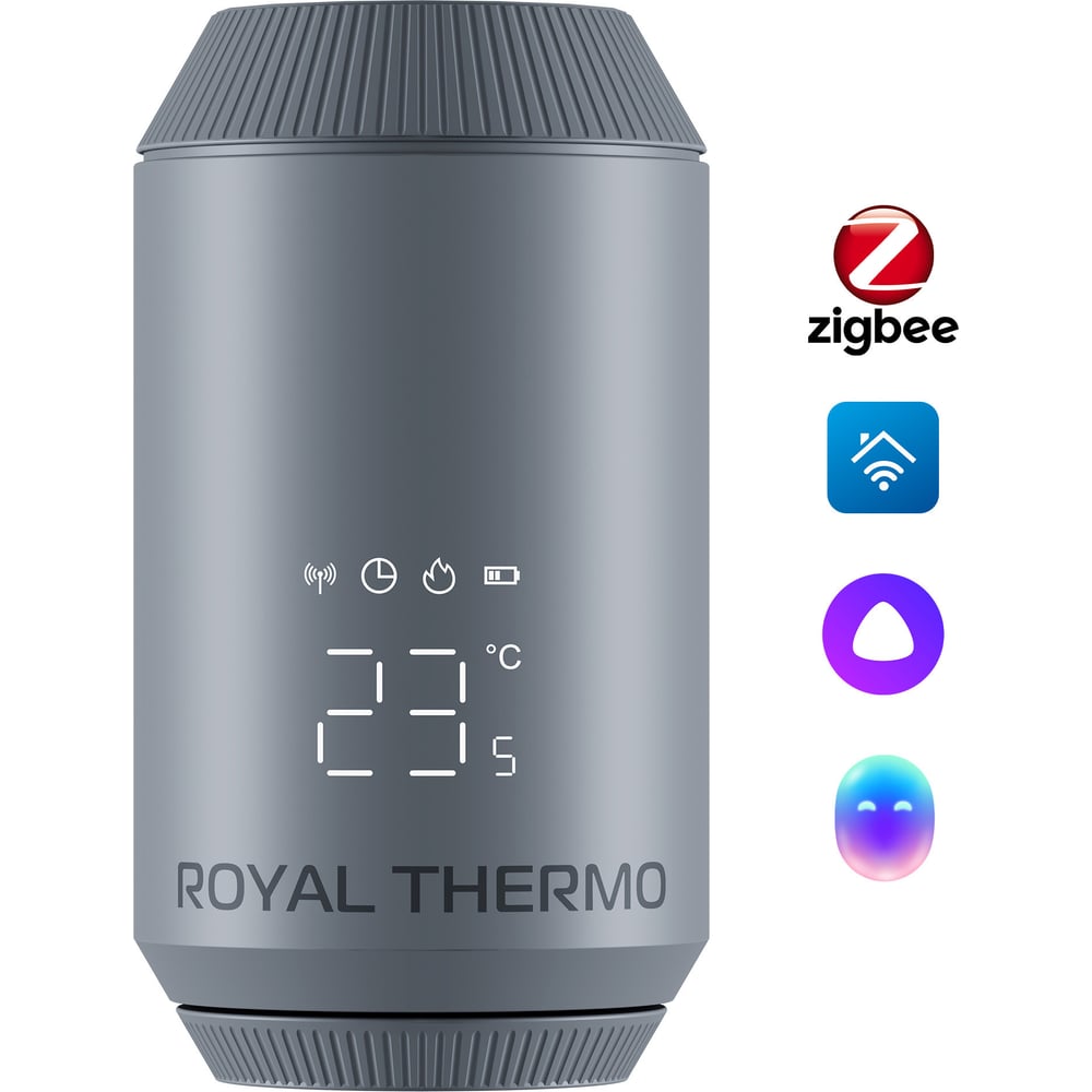 Изображение товара Электронный радиаторный термостат Royal Thermo Smart Heat 2.0 для комфортного отопления Изображение товара Электронный радиаторный термостат Royal Thermo Smart Heat 2.0 для комфортного отопления