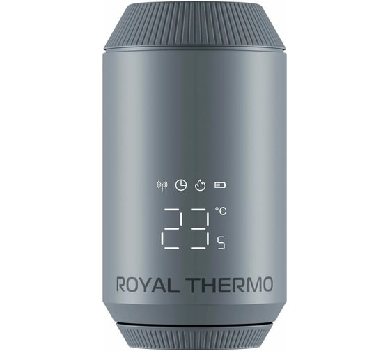 Изображение товара Термостат радиаторный электронный Royal Thermo Smart Heat 2.0, серебристый НС-1735440