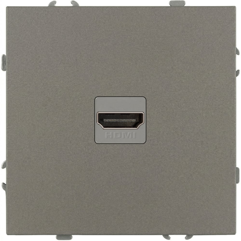 Изображение товара Розетка ЭРА Galaxy 15-3114-07 HDMI IP20 титан Б0070800