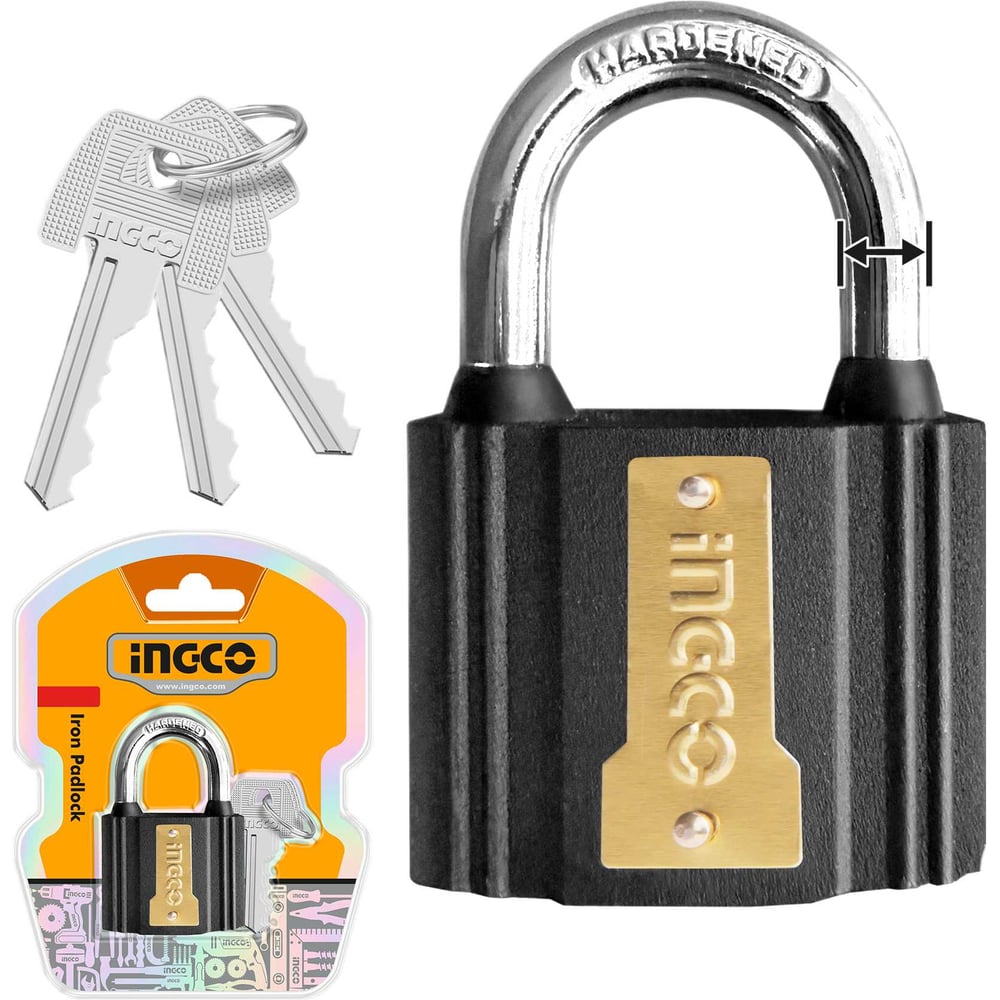 Изображение товара Замок навесной INGCO 38 мм DIPL0401