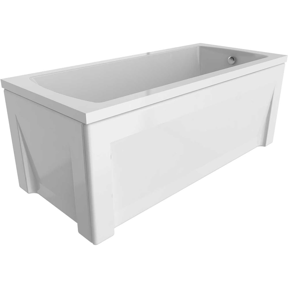 Изображение товара Ванна Timo 5в1 RITTA 160х60: ванна, каркас, сифон, 2 панели RITTA1660-KT16S-SPV1505-FP16S-TP60S