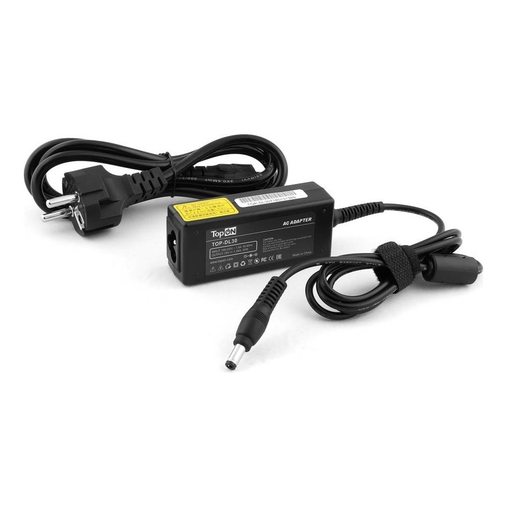 Изображение товара Блок питания TopOn для Dell 19V 1.58A (5.5x1.7) 30W PP39S TOP-DL30