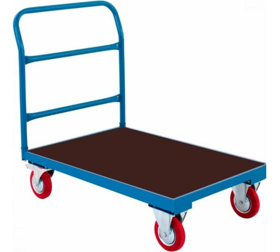 Изображение товара Платформенная тележка с ручкой МосТележка ламинир. фанера, 820x1220 ТПРФ-12282