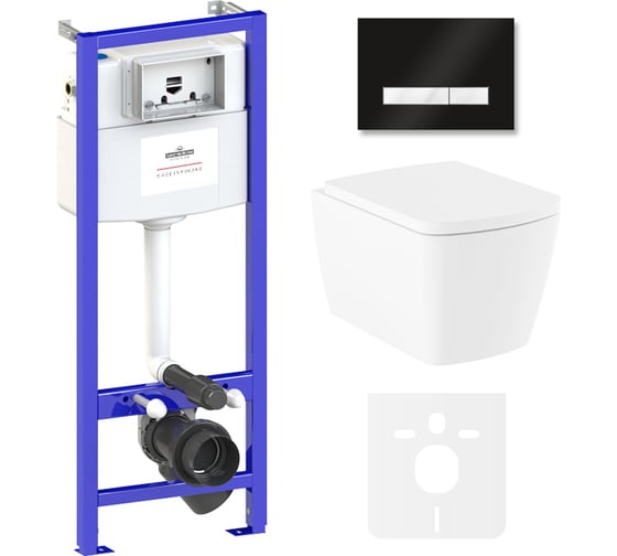 Изображение товара Инсталляция с подвесным унитазом Lavinia Boho Aveo Rimless комплект 6 в 1 75110245