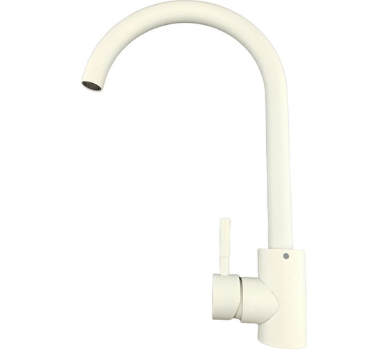 Изображение товара Смеситель для кухни OUTE из нержавеющей стали SUS 304, белый меланж T40313BK-341