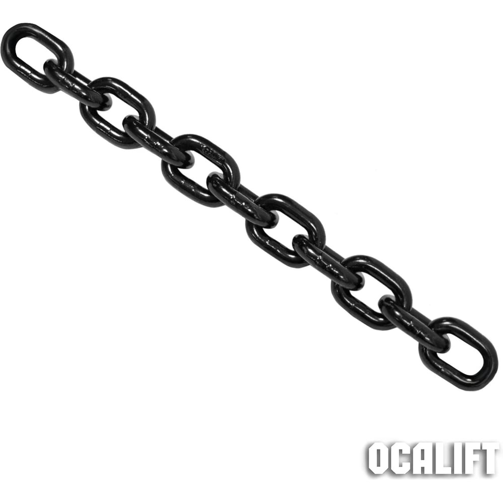 Изображение товара Грузовая цепь OCALIFT G80 глазированная 7 мм, длина 30 м, класс прочности G80