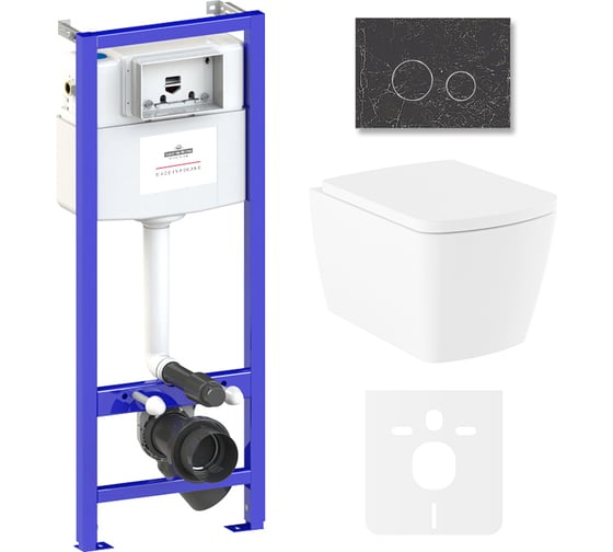 Изображение товара Комплект: инсталляция с унитазом Lavinia Boho Aveo Rimless 6 в 1 75110253