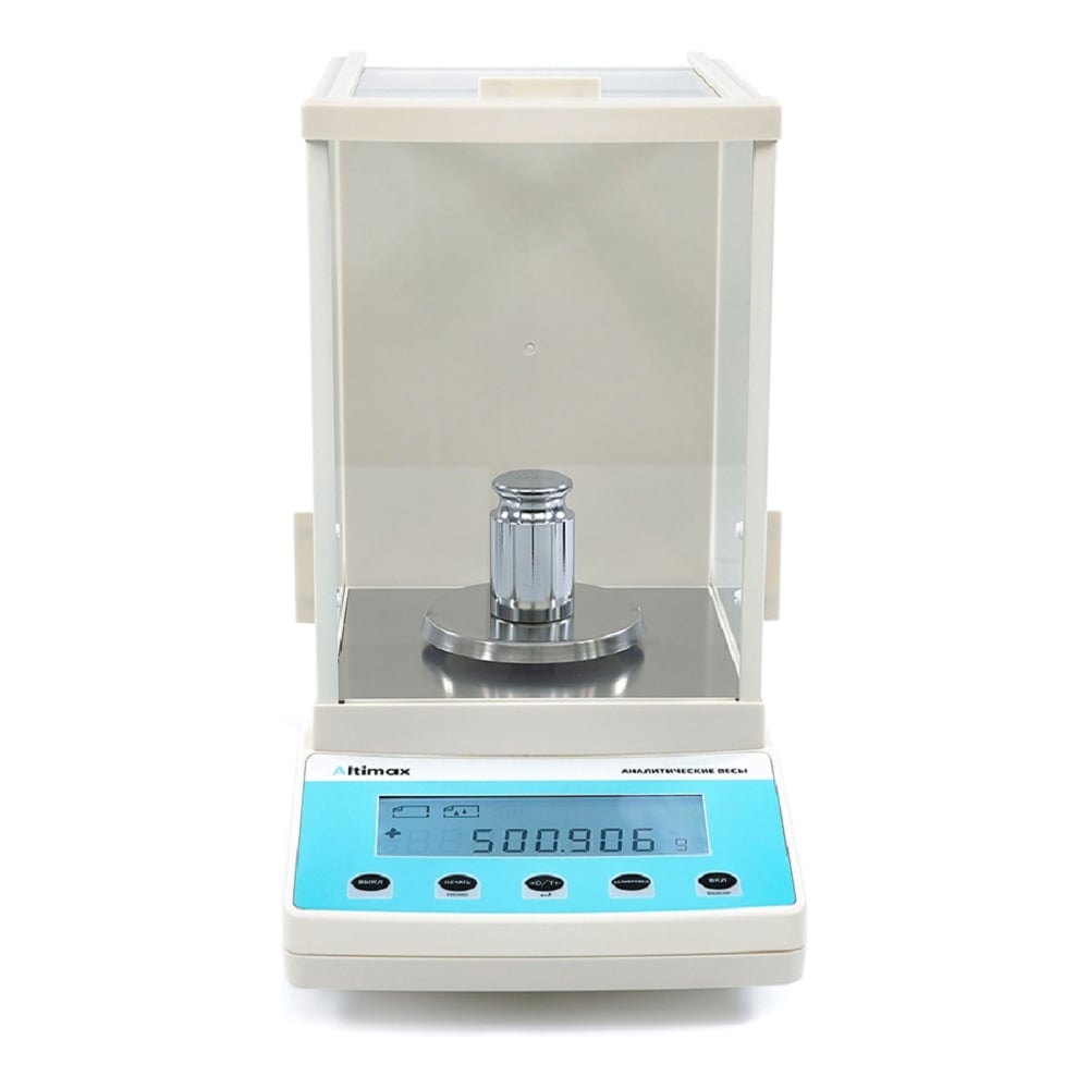 Весы аналитические Altimax BA-5-1200 с поверкой, внешняя калибровка, d=1 мг, Max=1200 г BA010506