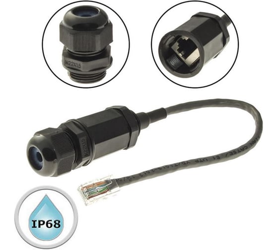 Изображение товара Разъем RUICHI RJ45M20L25-6A 107861