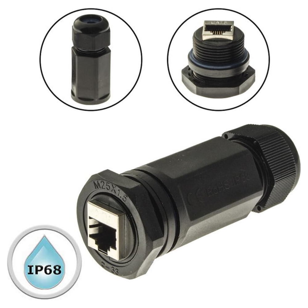 Изображение товара Разъем RUICHI RJ45M25Z1L -6B 107911 Изображение товара Разъем RUICHI RJ45M25Z1L -6B 107911