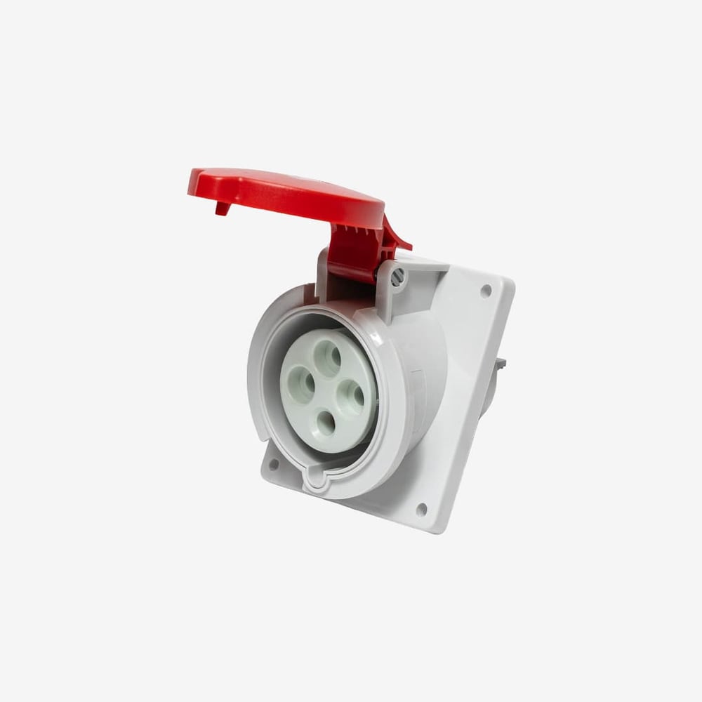 Изображение товара Розетка встраиваемая наклонная Voltz 32 A, 380-415 В, 3P+E, quick connect, IP44 SA246Q44 Изображение товара Розетка встраиваемая наклонная Voltz 32 A, 380-415 В, 3P+E, quick connect, IP44 SA246Q44