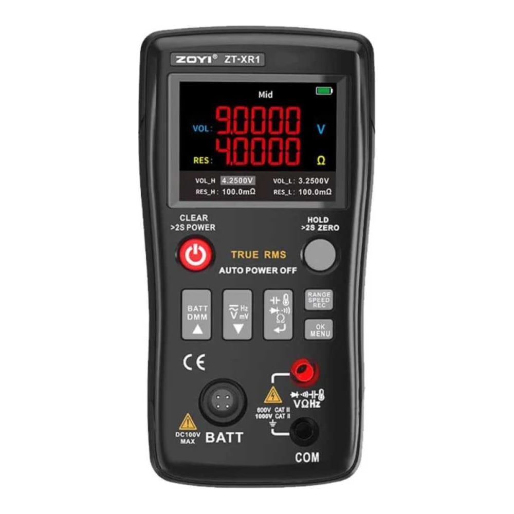 Изображение товара Мультиметр ZOYI ZT-XR1 профессиональный с True RMS и USB