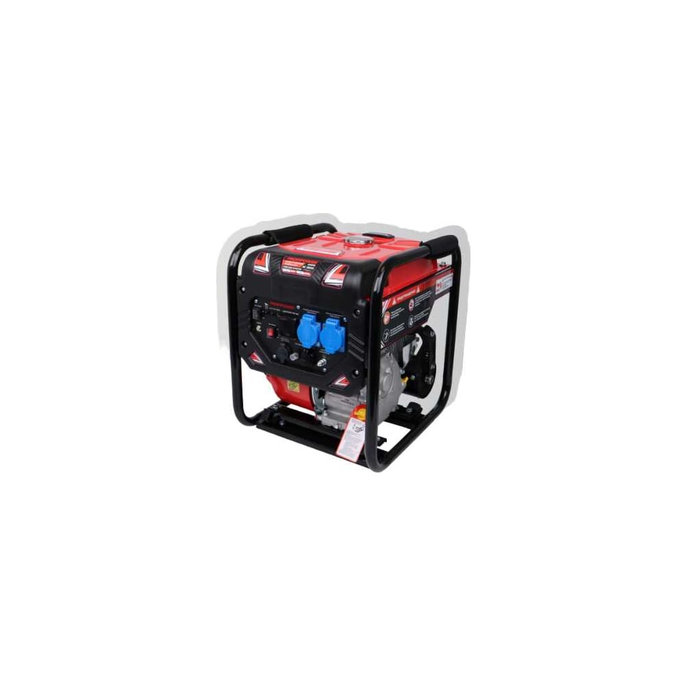 Изображение товара Инверторный бензиновый генератор Profipower ИГ-3500I с ручным запуском (3.0/3.5кBт, 220B, 50Гц, 12B, медная) G0015