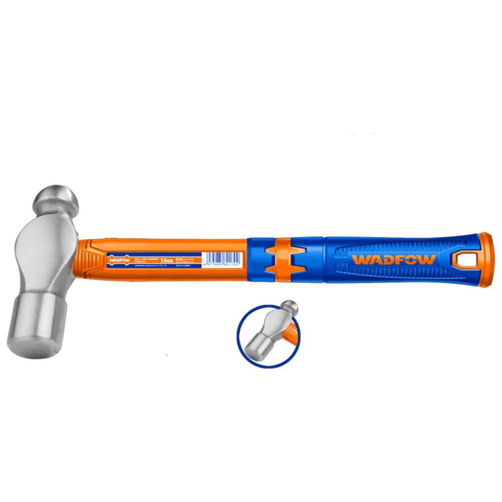 Изображение товара Молоток с круглым бойком WADFOW 450 г 6/24 WHM5316