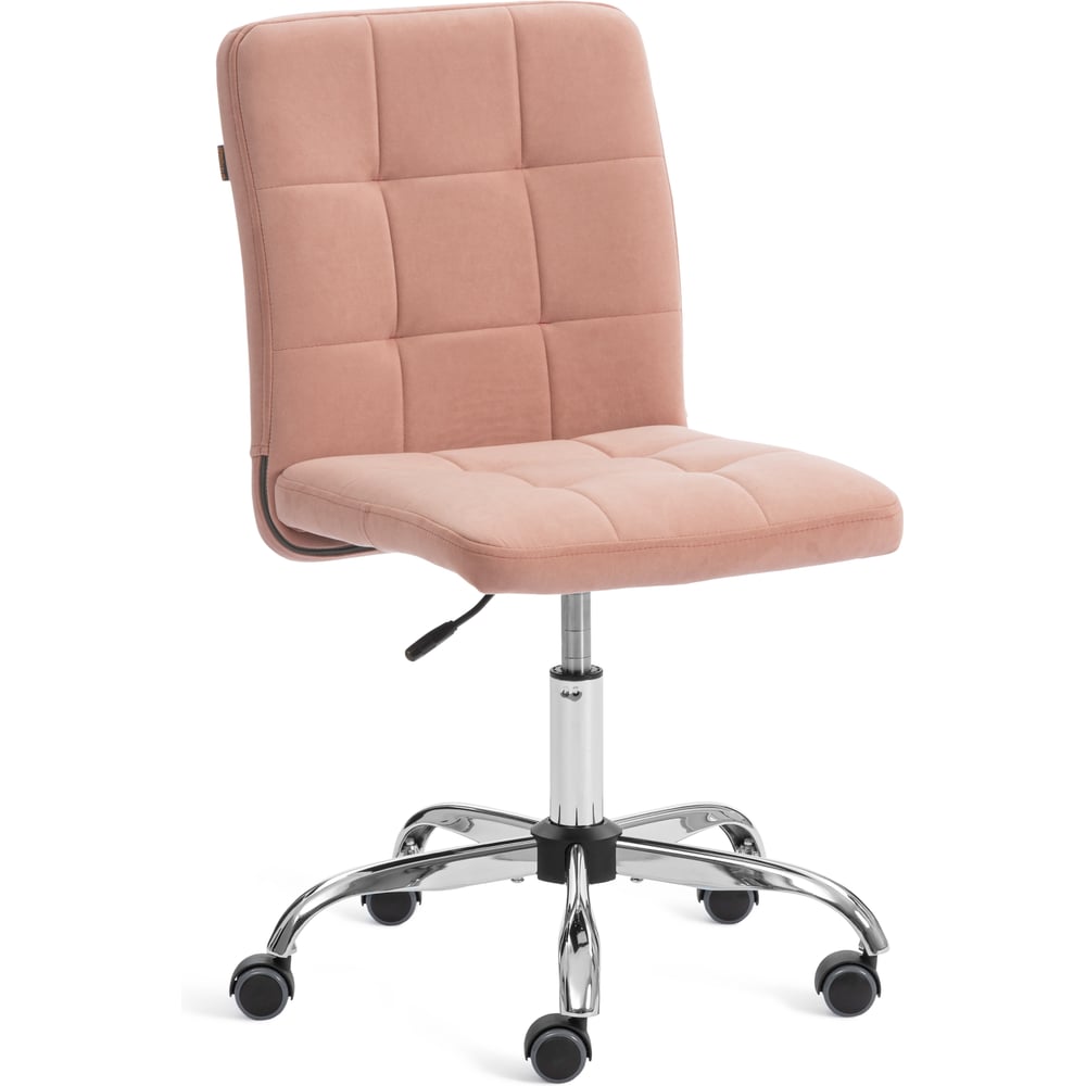 Изображение товара Кресло Tetchair Фиеста велюр розовое с регулировкой высоты