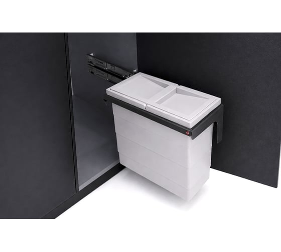 Изображение товара Выдвижная мусорная система ALVEUS SPACE 12 л с SOFT открыванием, 3681121