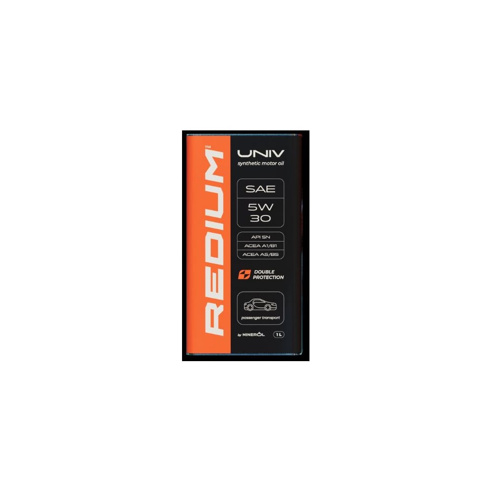 Изображение товара Масло моторное Minerol REDIUM UNIVERSAL SAE 5W-30 API SN/CF; ACEA A1/B1, A5/B5 (1 л.) 00-00009922