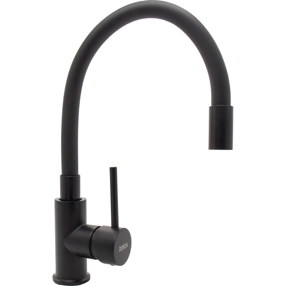 Изображение товара Смеситель д/кухни DORON DC 2658BLACK-N, шаровый, черный, излив гибкий силиконовый, п/г (1/10) 025140 Изображение товара Смеситель д/кухни DORON DC 2658BLACK-N, шаровый, черный, излив гибкий силиконовый, п/г (1/10) 025140