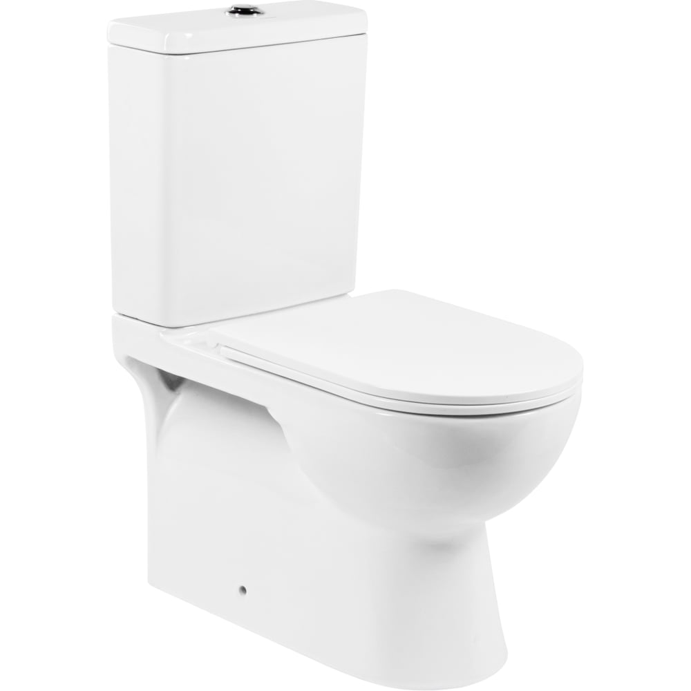 Изображение товара Унитаз-компакт EvaGold A8060 безободковый с каскадным сливом Изображение товара Унитаз-компакт EvaGold A8060 безободковый с каскадным сливом