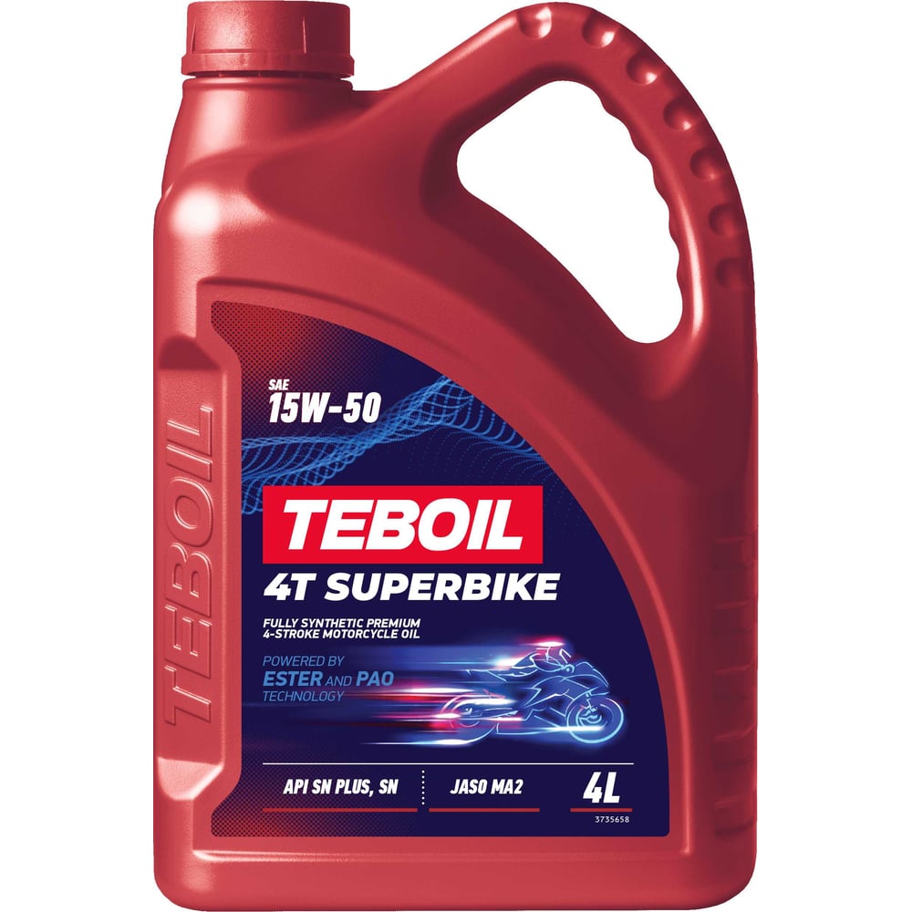 Изображение товара 4T SUPERBIKE OIL TEBOIL 15W-50, 4л. 2114403