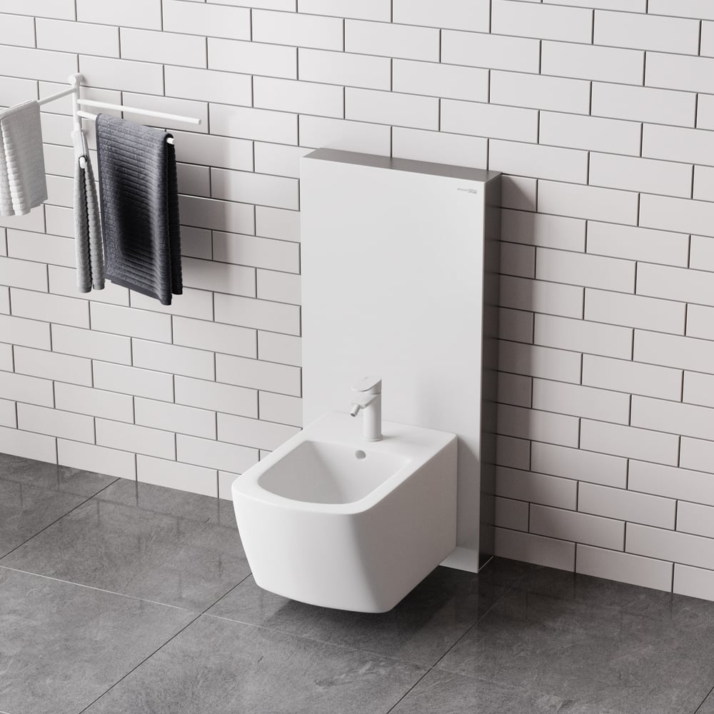 Комплект для биде со смесителем WasserKraft Нааб Naab 86BDT.050.WH.SQ5506