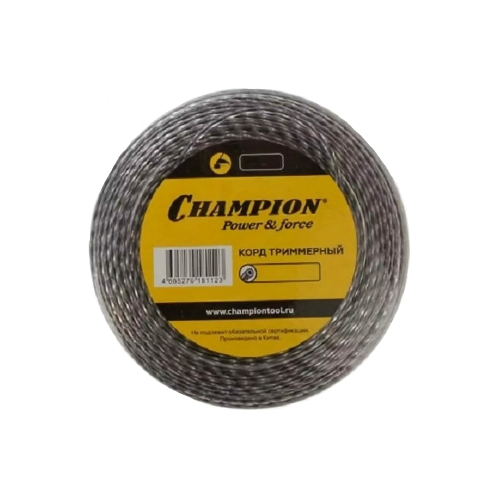 Изображение товара Корд триммерный Champion Twist 2.4мм_ 15м (витой) C7137