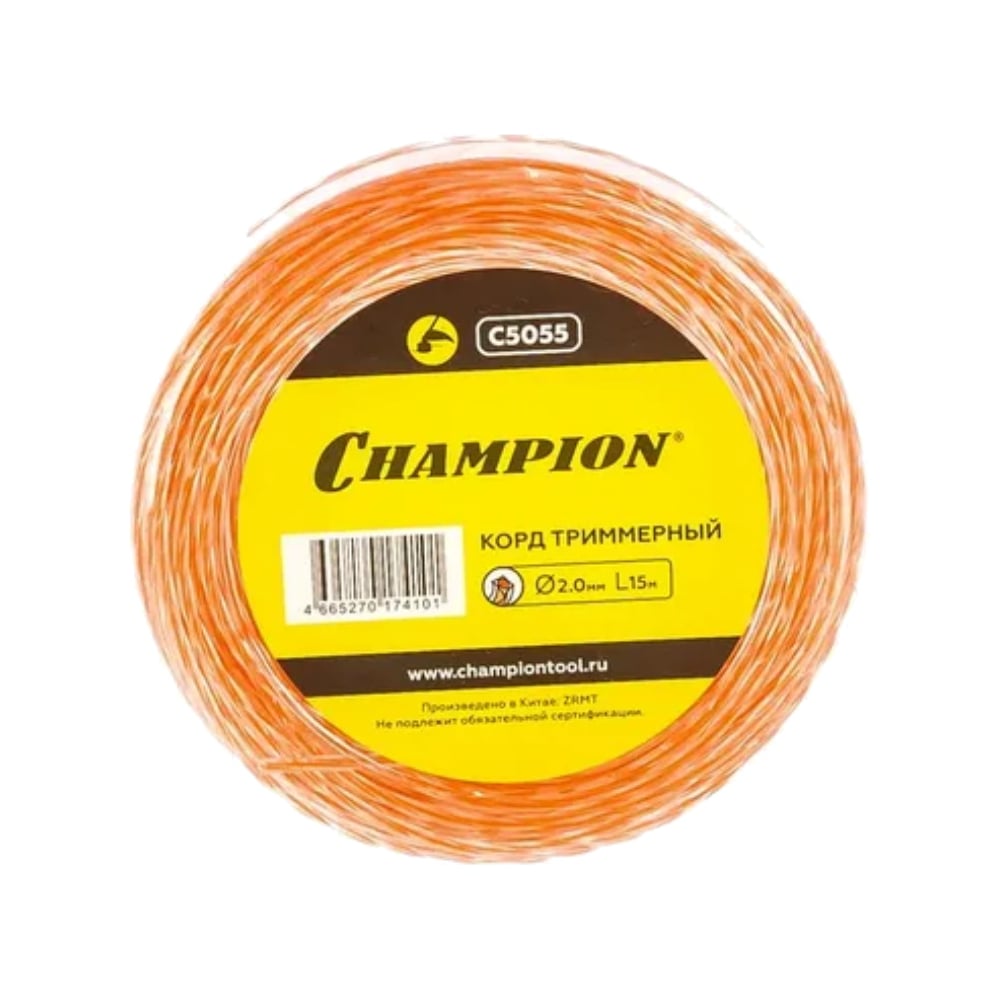 Корд триммерный Champion Square 3.0мм_ 15м (квадрат) C7131