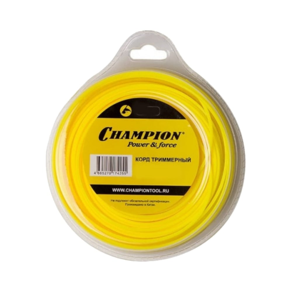 Корд триммерный Champion Star 2.4мм_ 15м (звезда) C7132