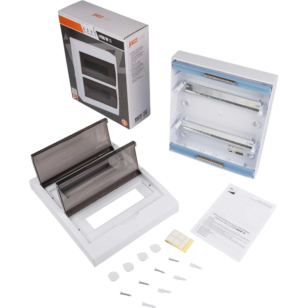 Изображение товара Навесной распределительный бокс Jazzway PDB/W 1024 24 модуля, белый