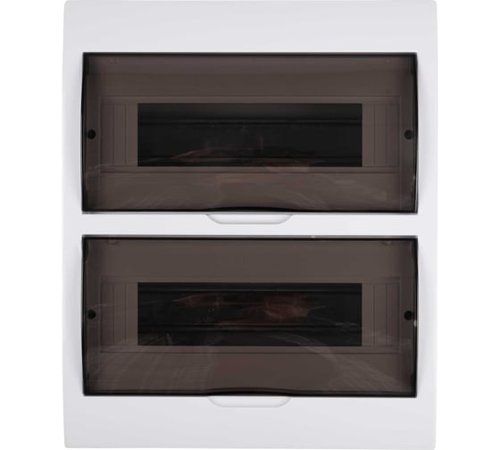 Изображение товара Распределительный бокс модульный навесной Jazzway PDB/W 1024 белый с прозрачной крышкой 24 модуля (ЩРН-П-24) IP41 5071698