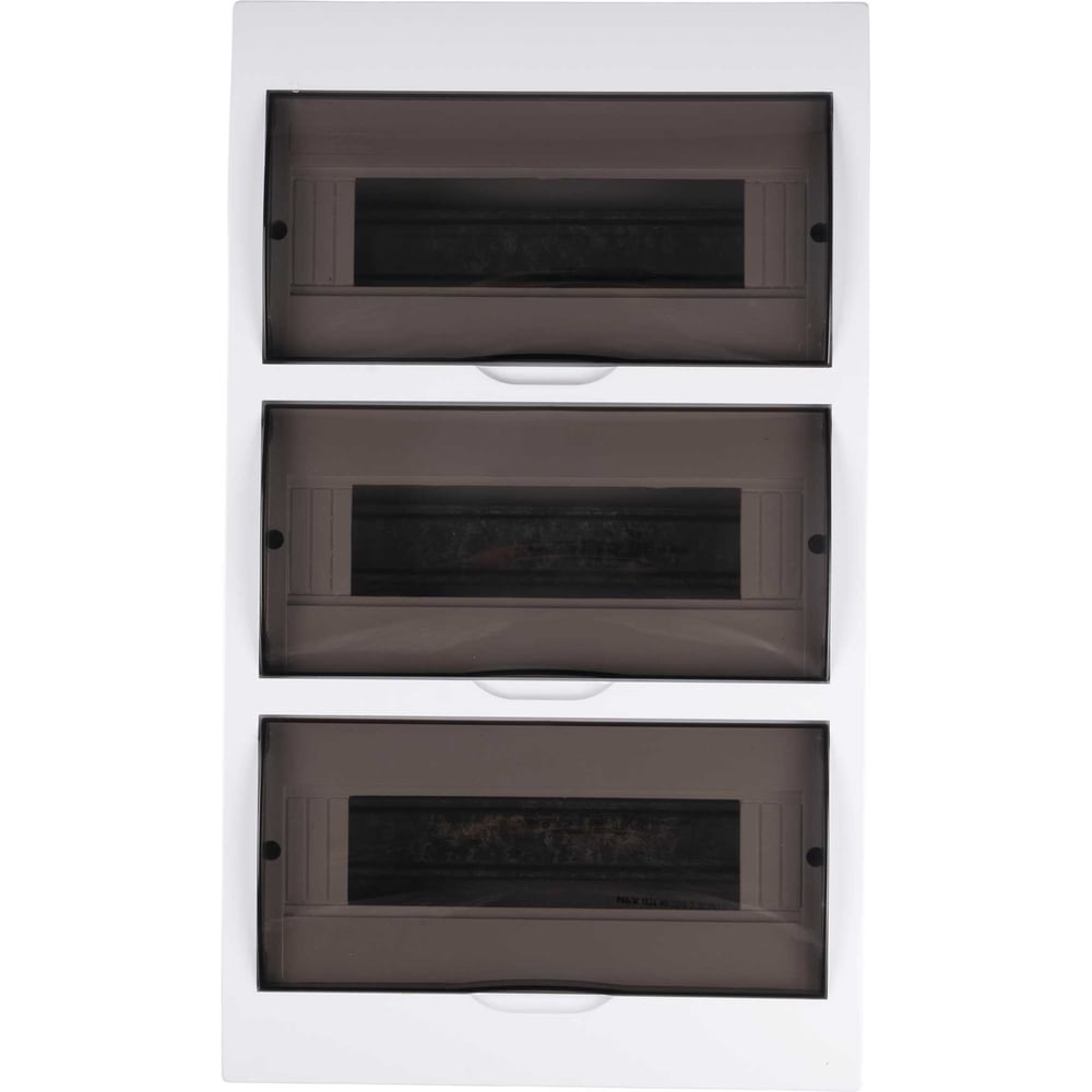 Щит распределительный бокс модульный навесной Jazzway PDB/W 1036 белый с прозрачной крышкой 36 модулей (ЩРН-П-36) IP41, 5071704